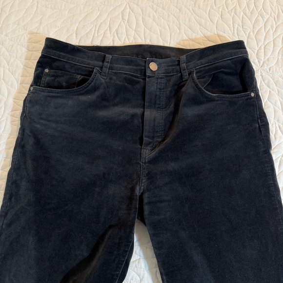 Massimo Dutti Black Straight Leg Pants - Picture 12 of 14